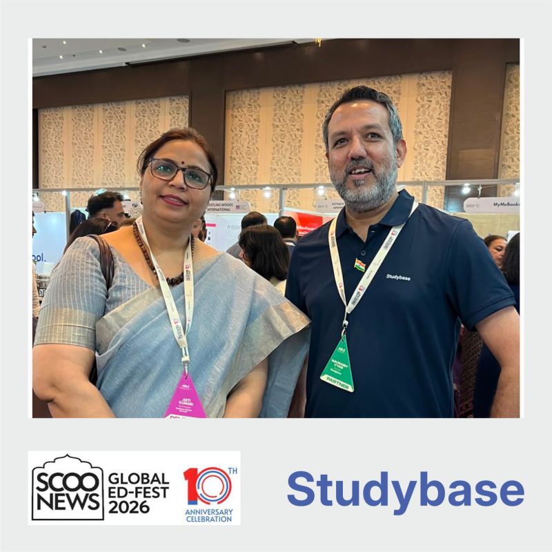 Studybase with Ms Arti Kumari, Vice Principal, Sunbeam School Sarnath, at Global Ed-Fest 2026