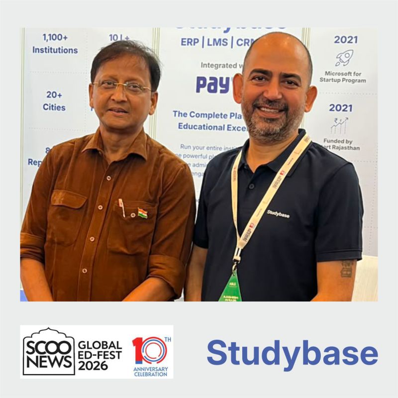 Shri Maneesh Goyal, IAS, with Studybase at Global Ed-Fest 2026