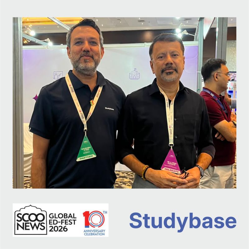 Studybase with Dr S. Prem Shankar of Holy Sai Group of Institutions at Global Ed-Fest 2026